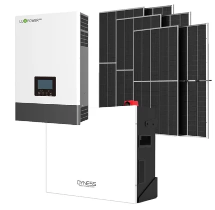 LUX POWER 5KW, DYNESS 5.12KWH AND 6X555W PANELS( COMBO)